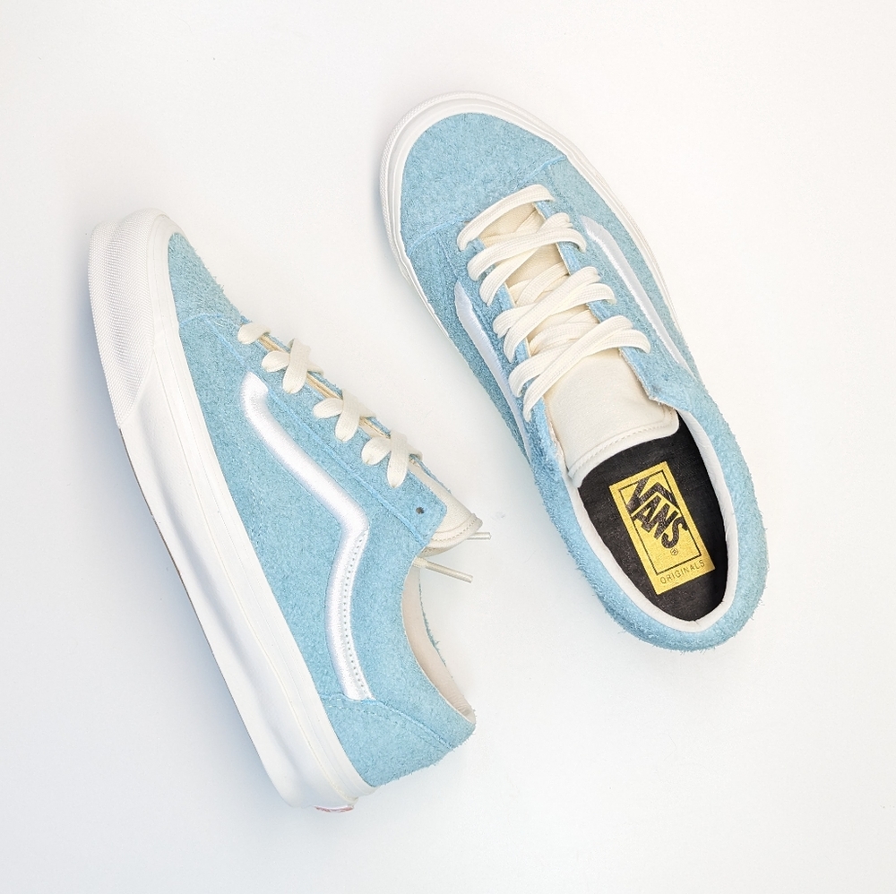 Vans Vault OG Style 36 LX Cooperstown Canal Blue Suede Casual Sneakers Women's 8
